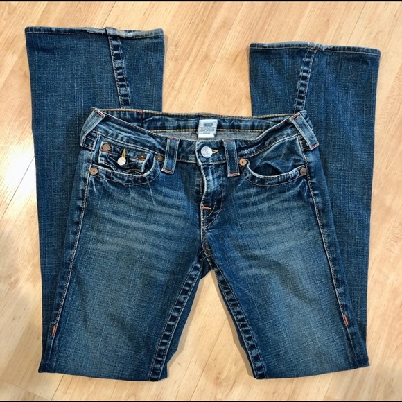 TRUE RELIGION Flare Leg Denim Jeans Joey - Size 28 - Picture 7 of 8